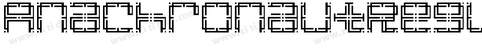 AnachronautRegular-5VRB字体转换