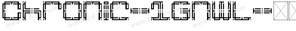 Chronic-1GnwL字体转换