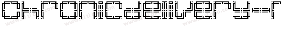 Chronicdelivery-nJvR字体转换