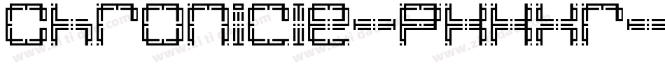 Chronicle-PKKxr字体转换