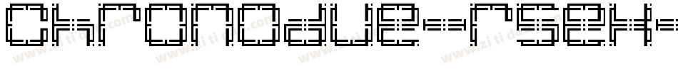 Chronodue-r5eK字体转换