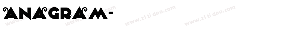 Anagram字体转换