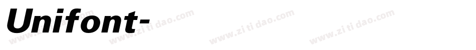 Unifont字体转换