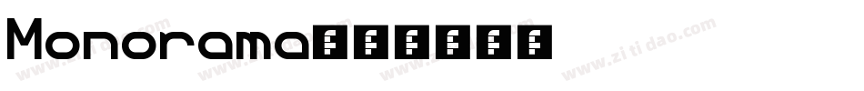 Monorama字体转换