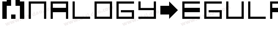 AnalogyRegular-DmRW字体转换