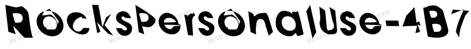 RocksPersonalUse-4B7JW字体转换