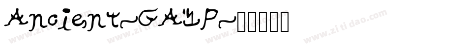 Ancient-GA1P字体转换