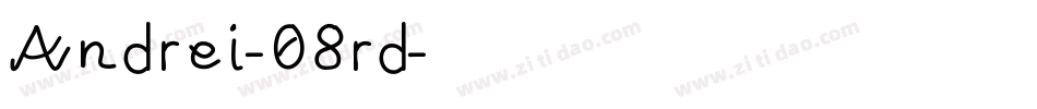 Andrei-08rd字体转换