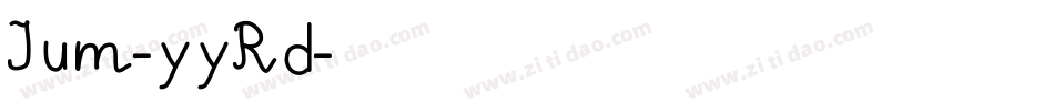 Jum-yyRd字体转换