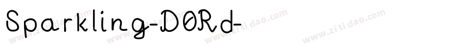 Sparkling-D0Rd字体转换