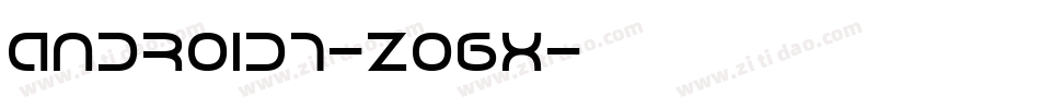 Android7-zO6X字体转换