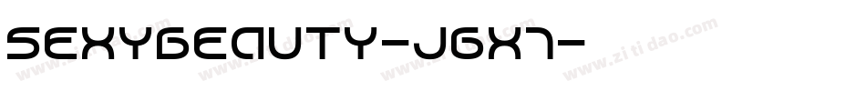 SexyBeauty-J6X7字体转换