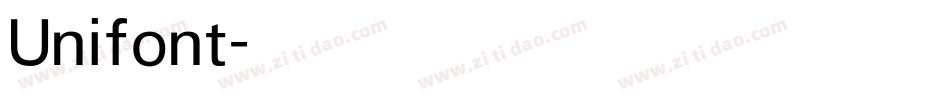 Unifont字体转换