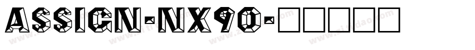 Assign-nX9O字体转换 Assign-nX9O字体转换
