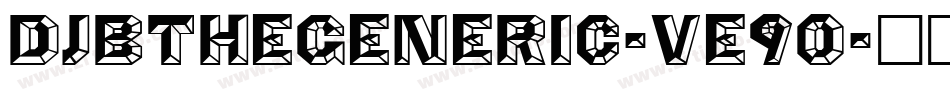 DjbTheGeneric-ve9O字体转换