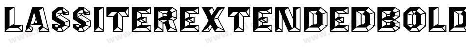 LassiterExtendedBoldItalic-nd9O字体转换