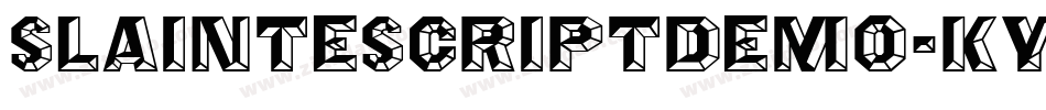 SlainteScriptDemo-KY9o字体转换 SlainteScriptDemo-KY9o字体转换