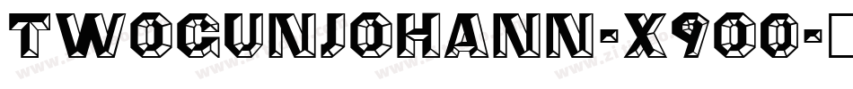 TwoGunJohann-x9o0字体转换