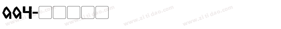 QQ4字体转换