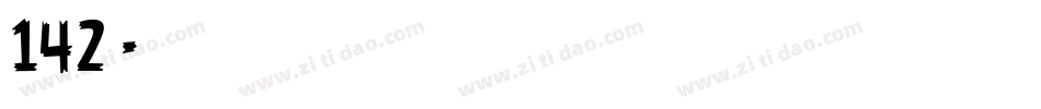 142号字体转换