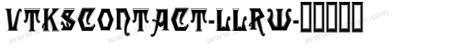 VtksContact-lLRw字体转换