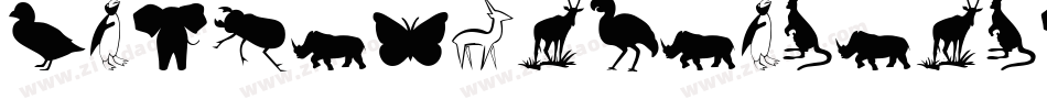 AnimalesFantastic-lGly字体转换