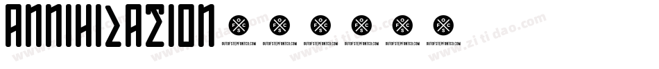 ANNIHILATION字体转换