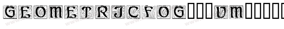 Geometricfog-19VM字体转换