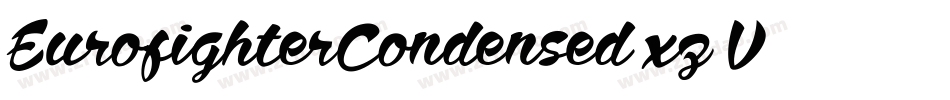 EurofighterCondensed-xz1V字体转换 EurofighterCondensed-xz1V字体转换