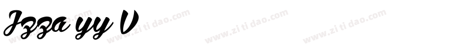 Izza-yy1V字体转换