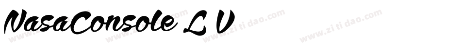 NasaConsole-L1V3字体转换