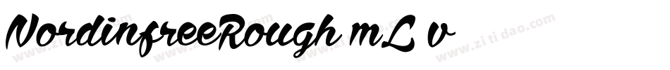 NordinfreeRough-mL1v2字体转换