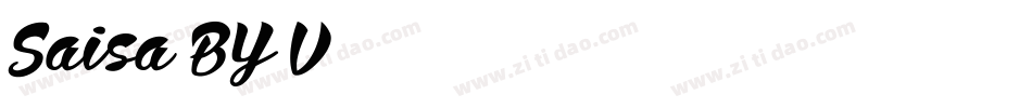Saisa-BY1V字体转换