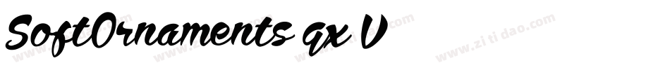 SoftOrnaments-qx1V字体转换 SoftOrnaments-qx1V字体转换