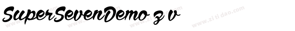 SuperSevenDemo-z1v0字体转换 SuperSevenDemo-z1v0字体转换