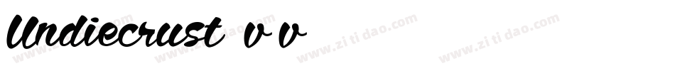 Undiecrust-0v1v字体转换 Undiecrust-0v1v字体转换