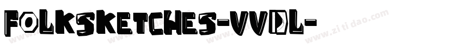 FolkSketches-VVdl字体转换