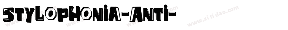 Stylophonia-Anti字体转换