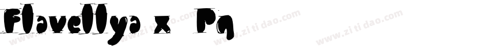 Flavellya-x37Pq字体转换