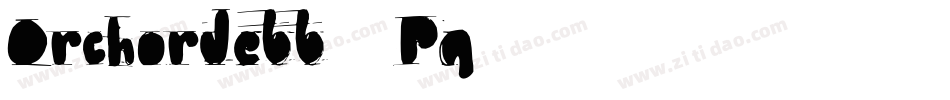 Orchordebb-62Pq字体转换