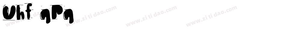 Uhf-qPq字体转换