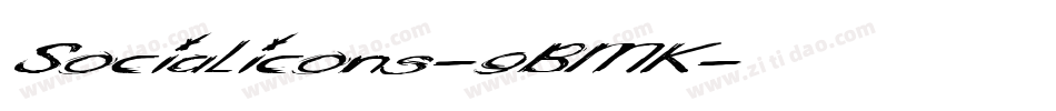 Socialicons-9BMK字体转换