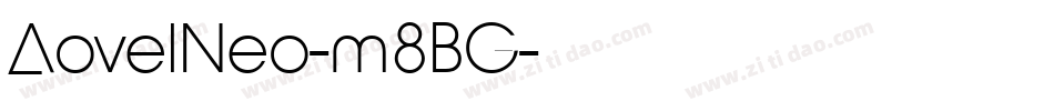 AovelNeo-m8BG字体转换