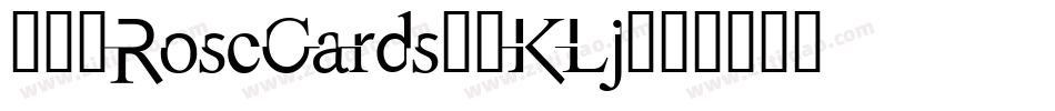 101RoseCards-9KLj字体转换
