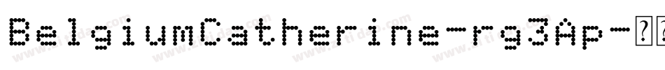 BelgiumCatherine-rg3Ap字体转换