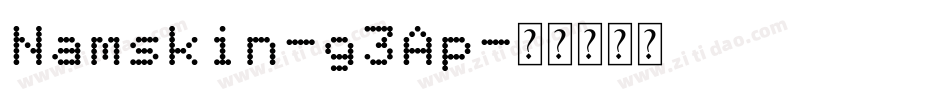 Namskin-g3Ap字体转换