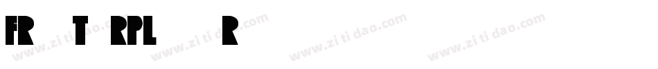 FrakturPlain-R7p6字体转换