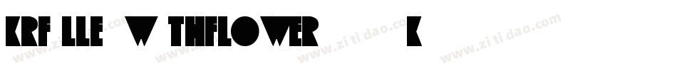 KrFilledWithFlowers-ay0K字体转换 KrFilledWithFlowers-ay0K字体转换