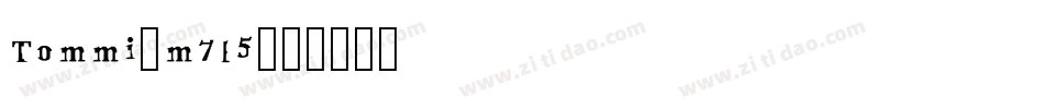 Tommi-m7l5字体转换 Tommi-m7l5字体转换
