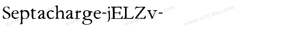 Septacharge-jELZv字体转换 Septacharge-jELZv字体转换